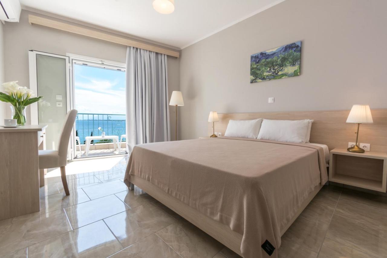Corfu Aquamarine Aparthotel Notos ภายนอก รูปภาพ