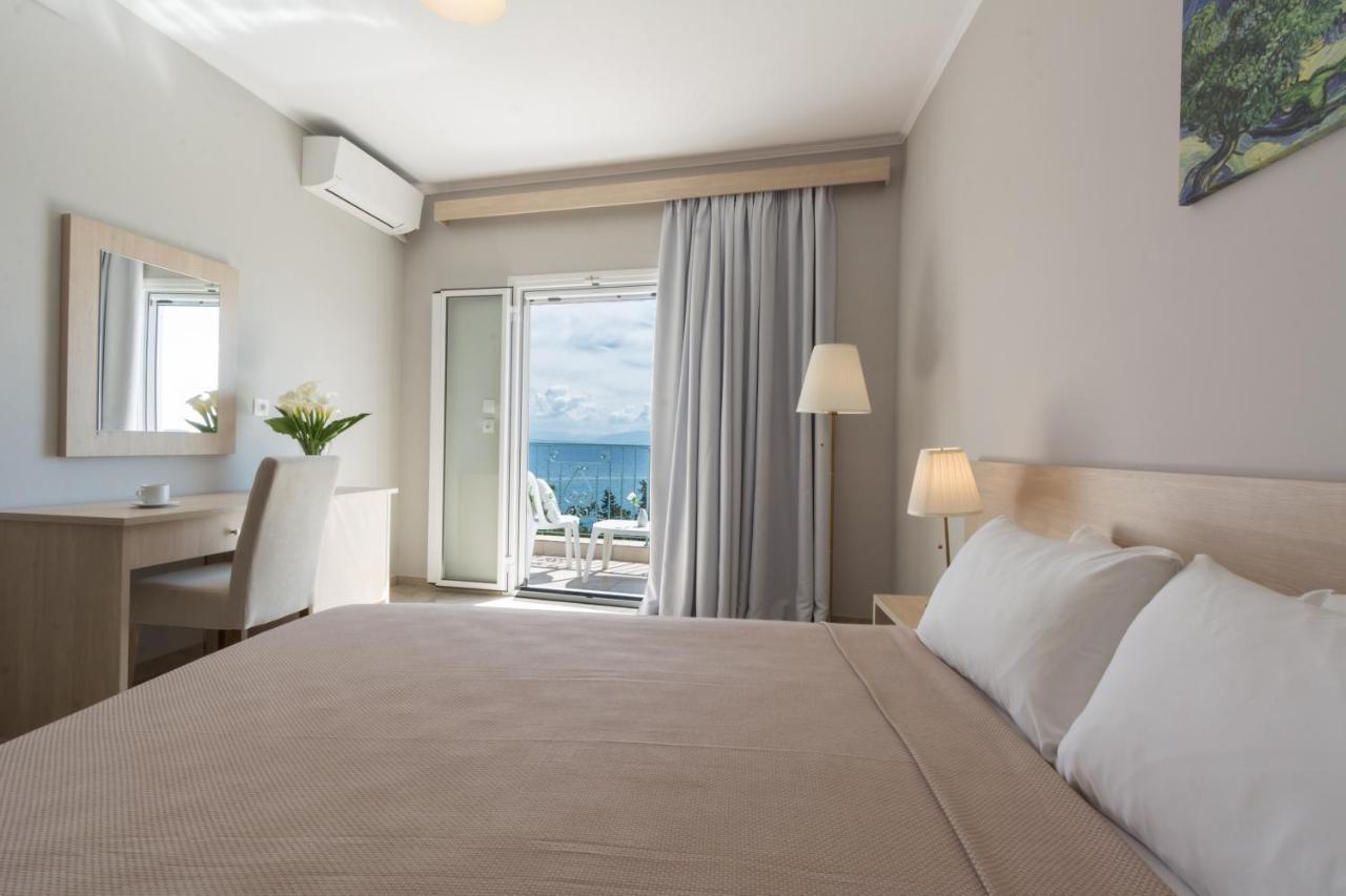Corfu Aquamarine Aparthotel Notos ภายนอก รูปภาพ