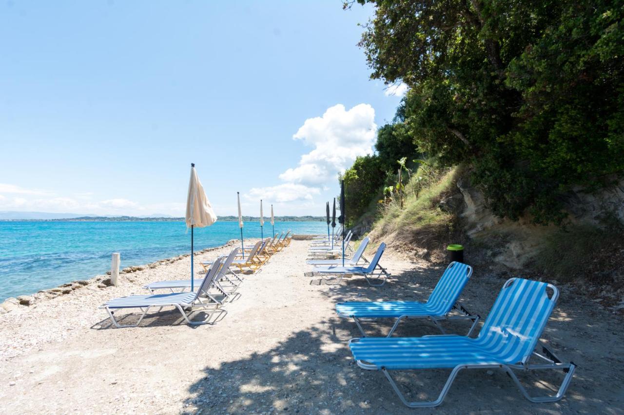 Corfu Aquamarine Aparthotel Notos ภายนอก รูปภาพ