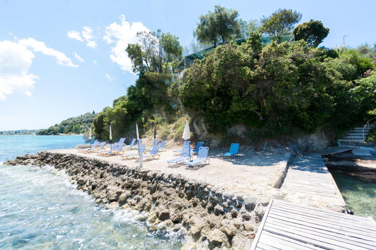 Corfu Aquamarine Aparthotel Notos ภายนอก รูปภาพ