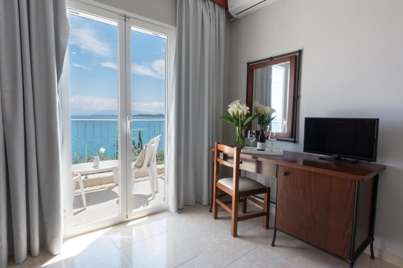 Corfu Aquamarine Aparthotel Notos ภายนอก รูปภาพ
