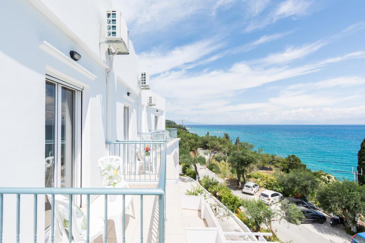 Corfu Aquamarine Aparthotel Notos ภายนอก รูปภาพ