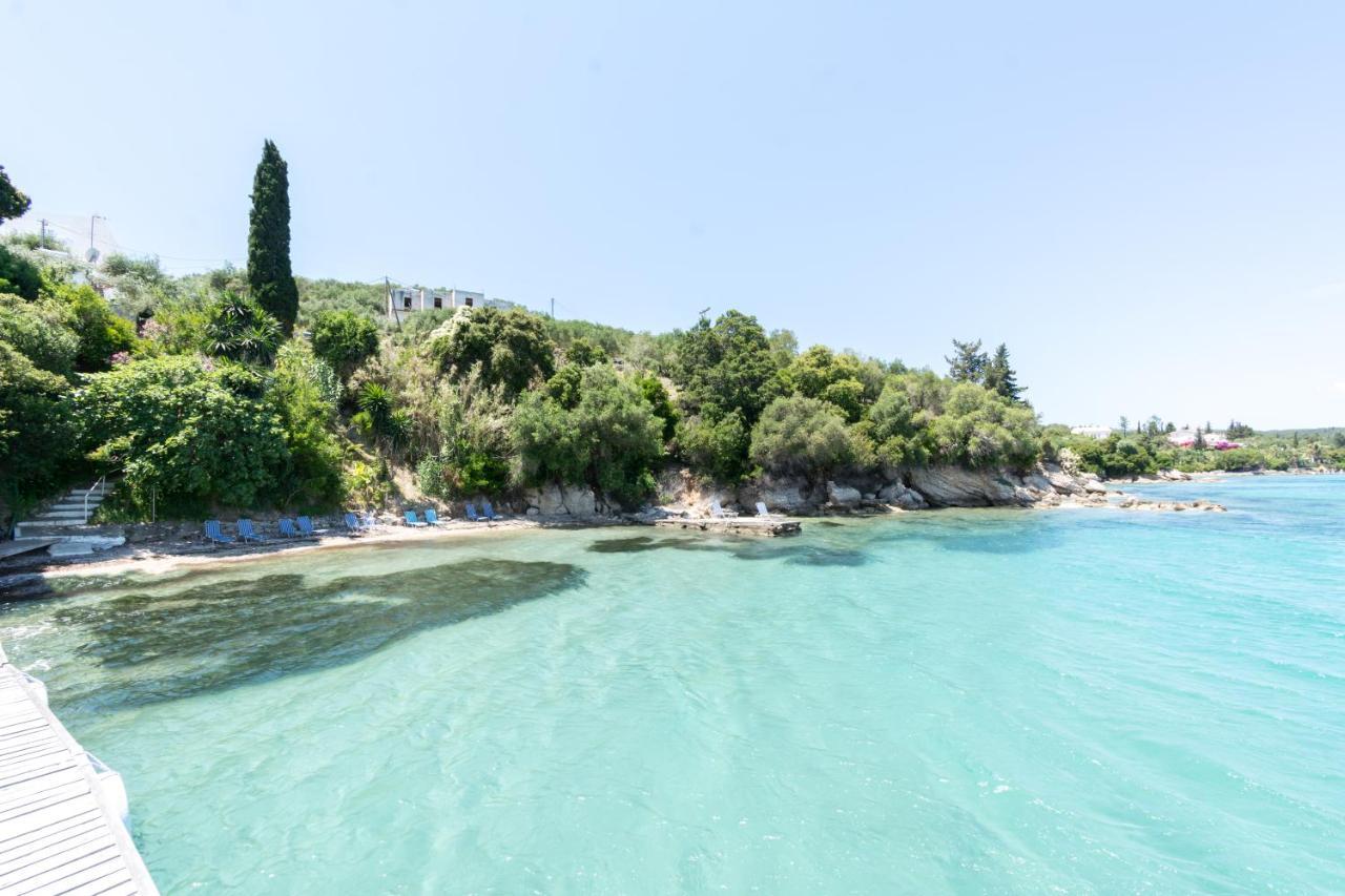 Corfu Aquamarine Aparthotel Notos ภายนอก รูปภาพ