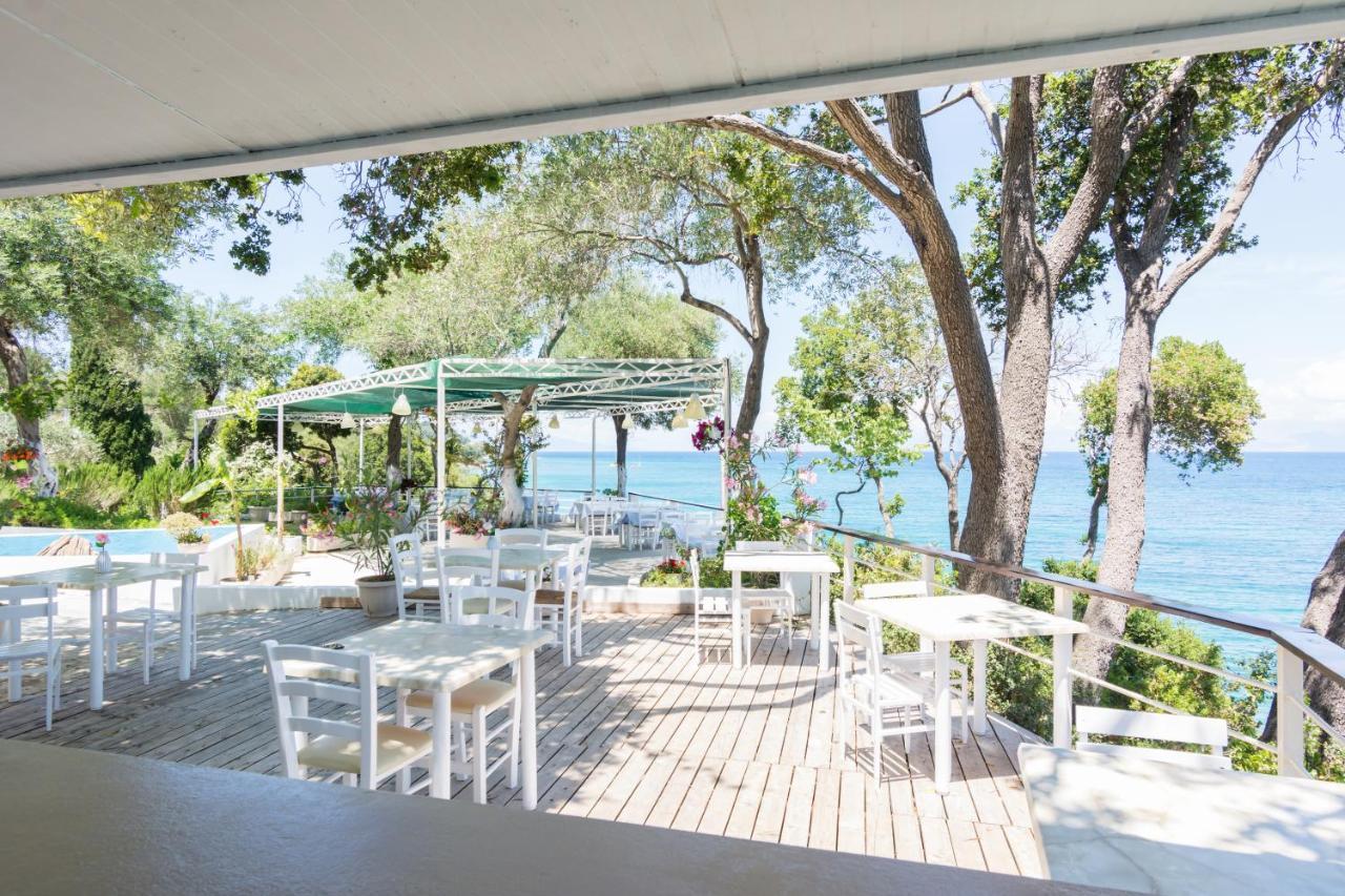 Corfu Aquamarine Aparthotel Notos ภายนอก รูปภาพ